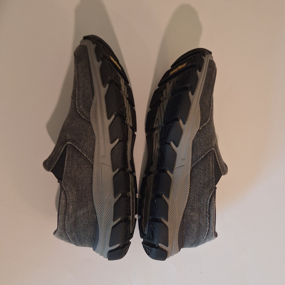 Skechers Respected Fallston Relaxed Fit Air Cooled Memory Foam Charcoal Grey 8 - Picture 10 of 16
